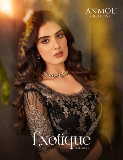 EXOTIQUE VOL-04 BY ANMOL CREATION GEORGETTE SAREE MANUFACTURER IN INDIA